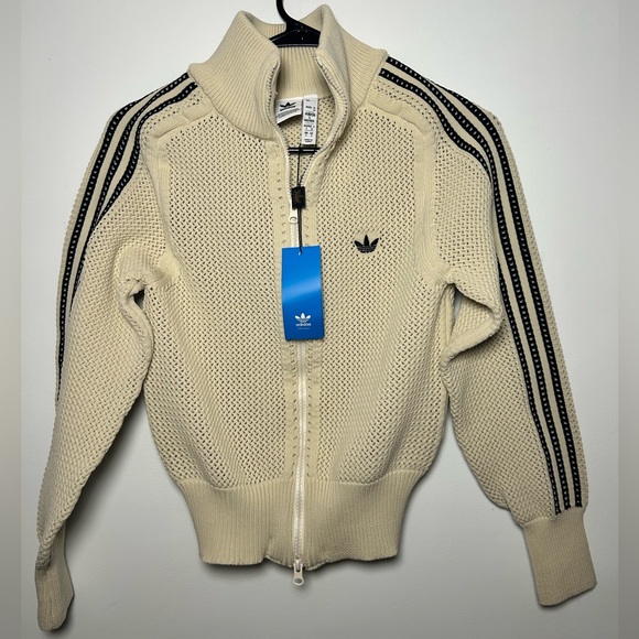 adidas Sweaters - Adidas Women's Cream Knit Turtleneck Sweater